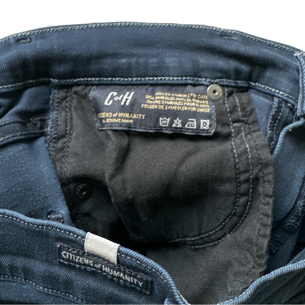 CITIZENS OF HUMANITY Rocket High Rise Skinny Dark Wash Denim Jeans - Picture 5 of 8